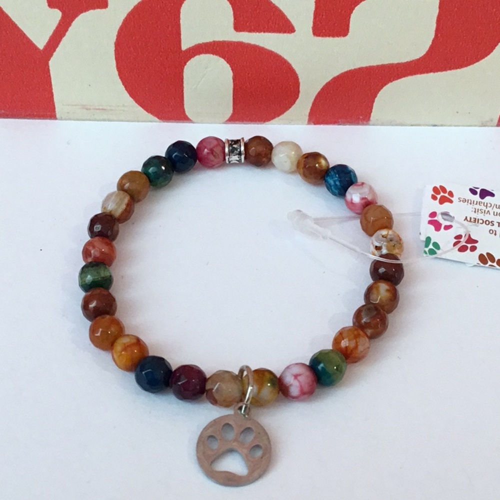 Chavez for Charity Dog Charm Bracelet, NWT